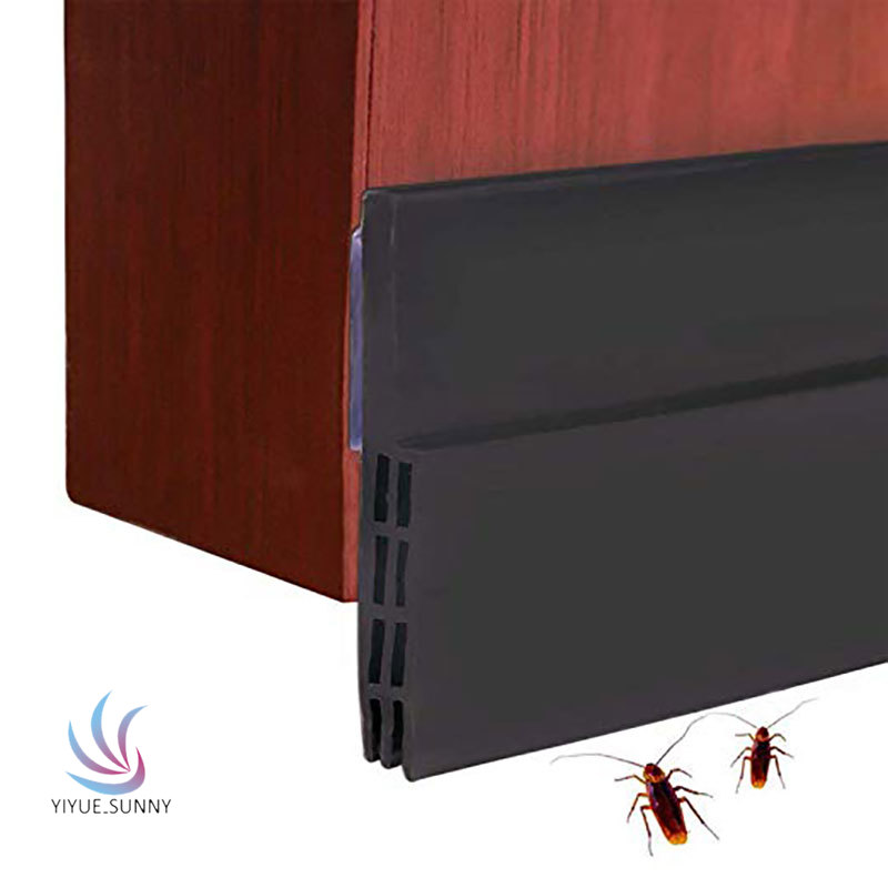 Tấm silicon lót chặn kín cửa tự dính 1M chống gió chống ồn tiện dụng