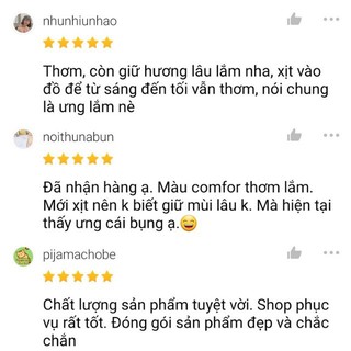 Xịt thơm quần áo tinh dầu Comfor Sona