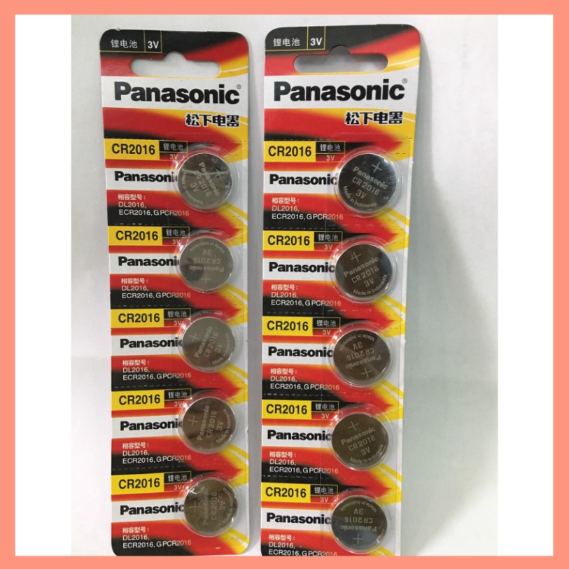 Pin Khuy Cúc Áo Panasonic CR2032 - CR2025 - CR2016 - CR1632 - CR1620 - CR1616 - CR1220 - CR2450 3V Lithium