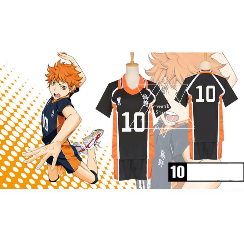 Haikyuu!! Áo thun tay ngắn hóa trang nhân vật Kageyama Tobio