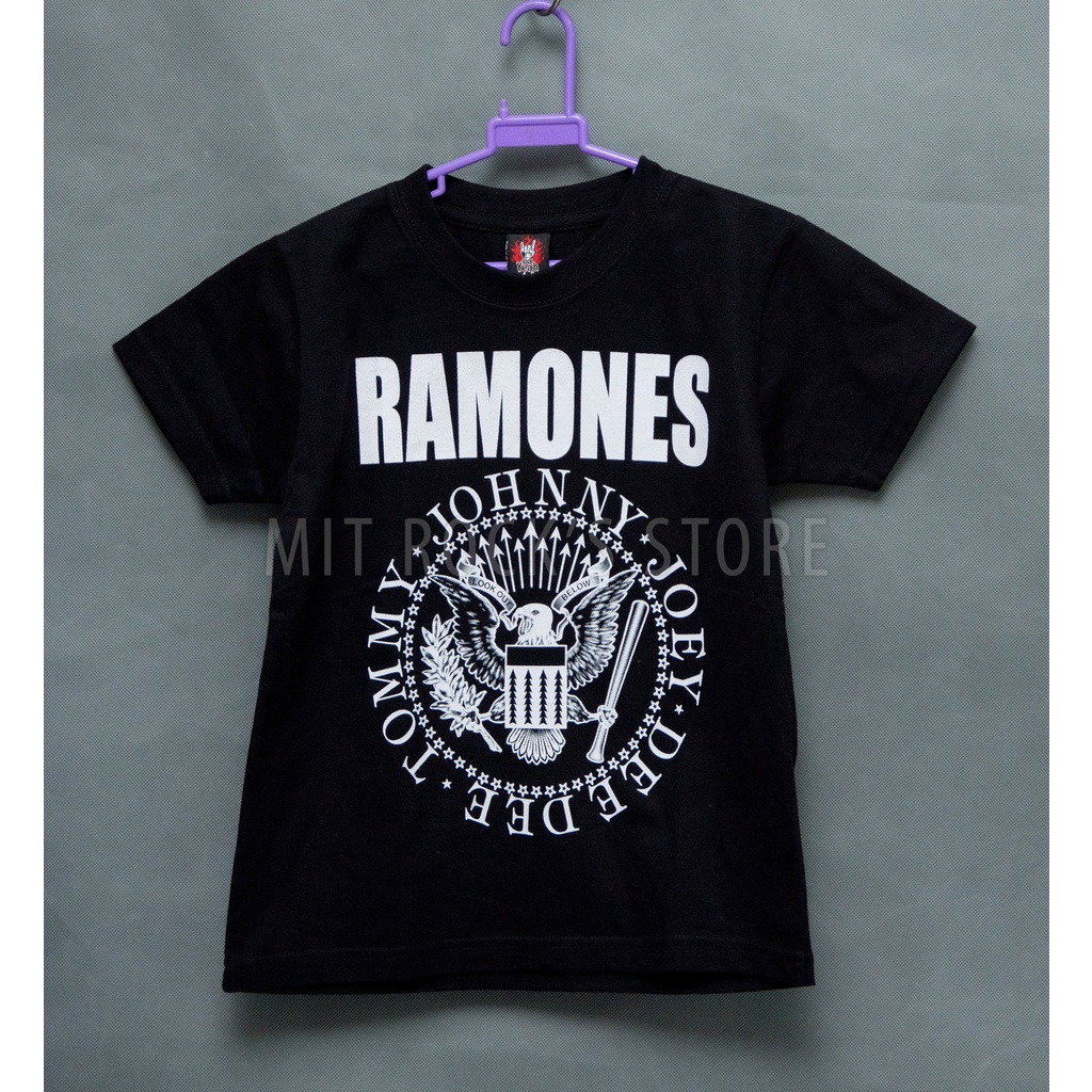 Áo Rock trẻ em Ramones - Size từ 2 tuổi đến 12 tuổi - Rock tshirt for kids - Áo Thái Lan cho bé trai bé gái