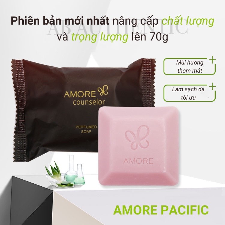 Xà phòng Amore giảm mụn lưng, mụn mông, nang lông 70g - AB Authentic