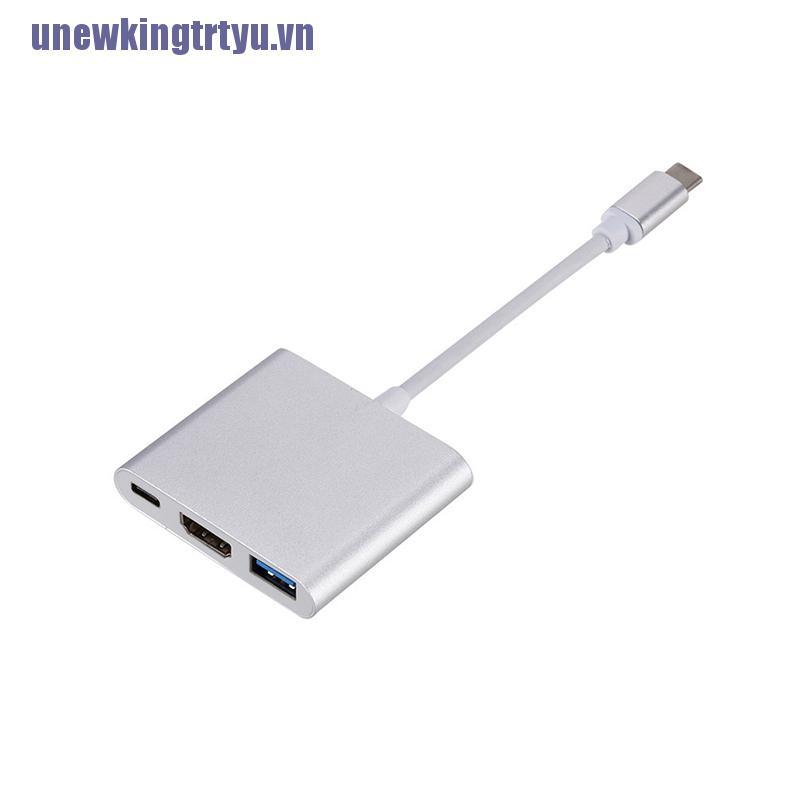 Cáp < Gttyu Usb Sang Usb-C 4k Hdmi 3 Trong 1