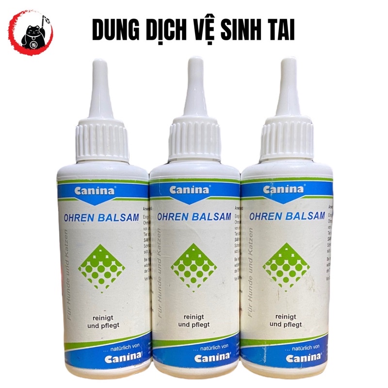 Chăm sóc thú cưng - Dung dịch vệ sinh tai Canina OHREN BALSAM 100ml