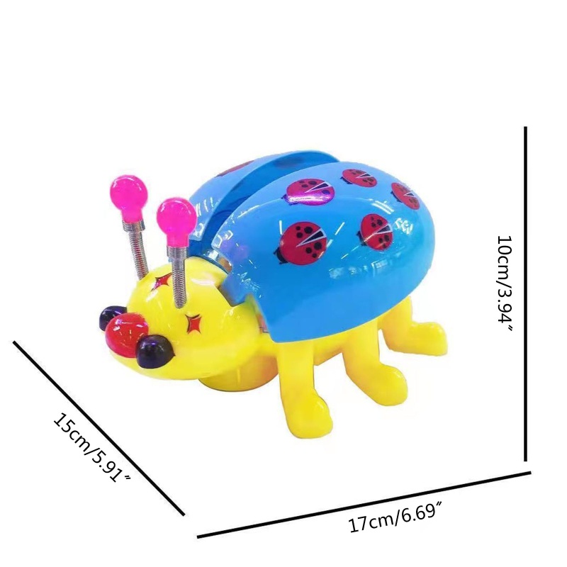 Đồ Chơi Bọ Rùa Điện Tử Bằng Nhựa Vui Nhộn Dành Cho Bé