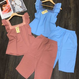 Đồ bộ lửng vải đũi khangshop1