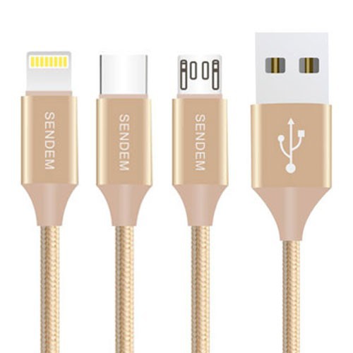 Cáp Sạc Micro USB ✓ Ống Nghiệm Sendem M8 ✓ Siêu bền ✓ Hỗ trợ sạc nhanh