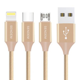 CÁP SẠC ỐNG NGHIỆM Sendem M8 Micro USB - DÀI 1M - CÁP ANDROID