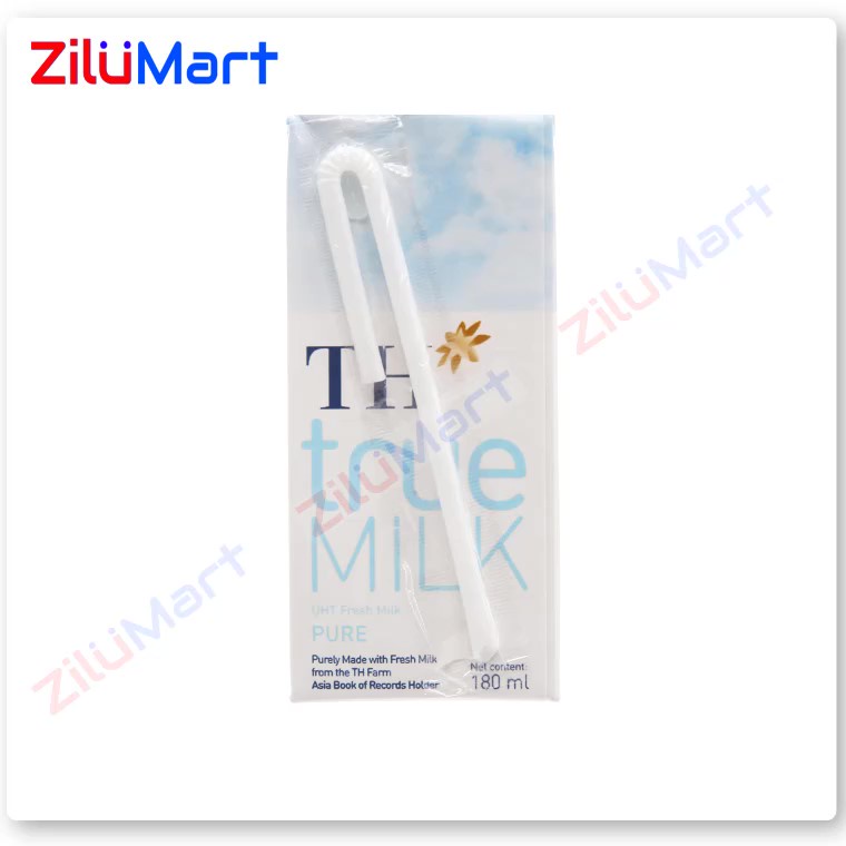 Lốc 4 hộp sữa TH True Milk không đường loại 180ml