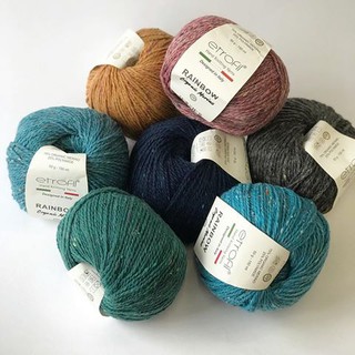 Len Etrofil Rainbow Merino Organic