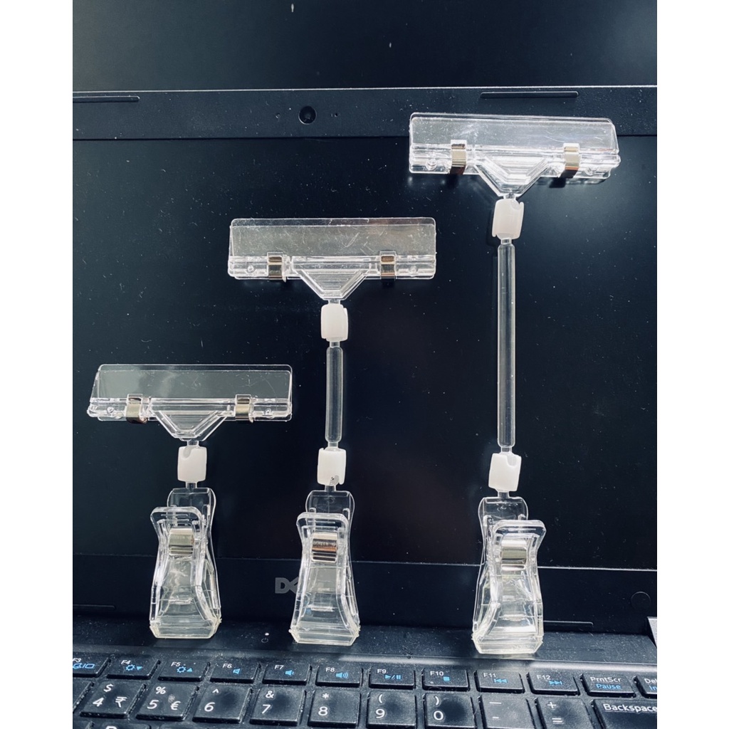 Kẹp wobbler giảm giá quảng cáo dùng tạo các shop, siêu thị, kẹp cùng giấy cứng size nhỏ hơn khổ A5