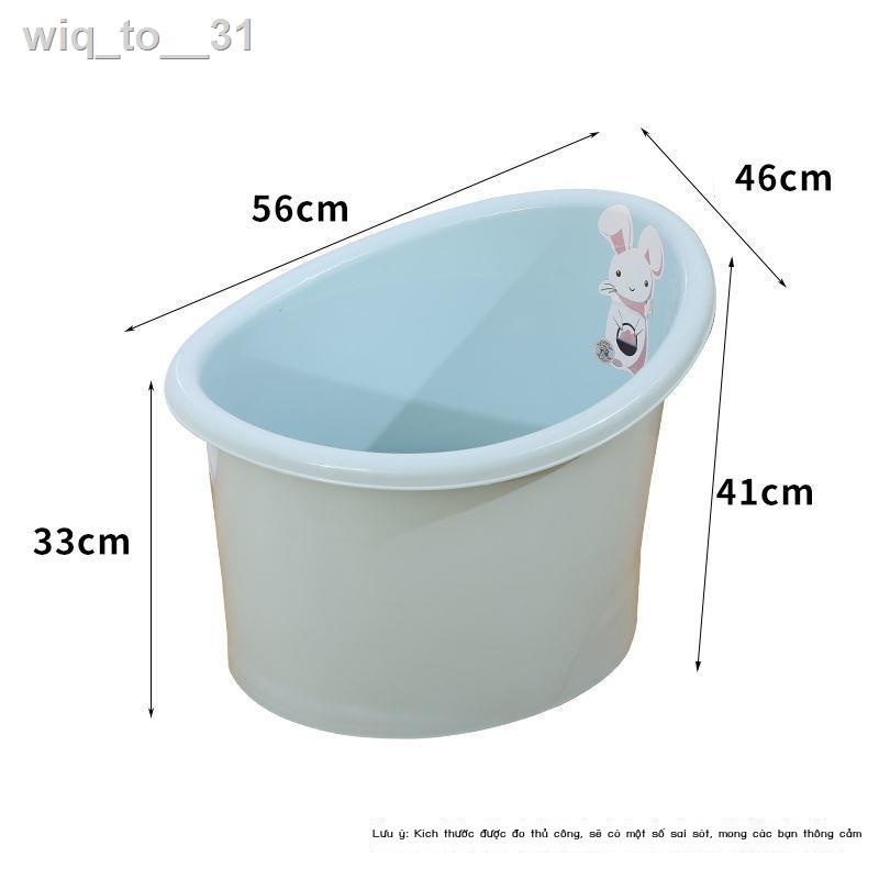 Wiq_to__31Thùng tắm lớn cho bé xô trẻ em thùng có thể ngồi trong nhà bồn toàn thân