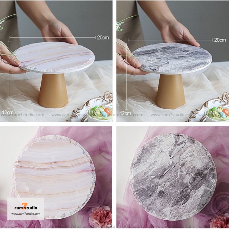 Kệ Bánh Decor chụp hình sản phẩm, chụp ảnh bánh, mỹ phẩm, trang sức - Cam7Studio.com