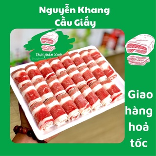 Thịt ba chỉ bò mỹ thái lát ăn lẩu giao hàng hỏa tốc nội thành Hà Nội