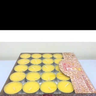 Nến bơ thực vật cháy 4h 100 viên không khói, không độc hại ( cháy 4~4,5 tiếng )