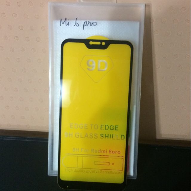 Kính cường lực Full màn 9D cao cấp cho xiaomi redmi 6 pro