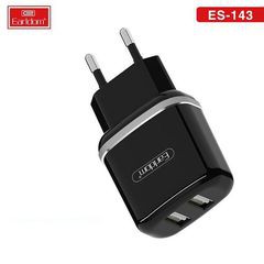 Sạc Bộ Earldom ES-143 Hỗ trợ 2 cổng USB đều có công suất 2.4A, hỗ trợ sạc cùng lúc 2 thiết bị