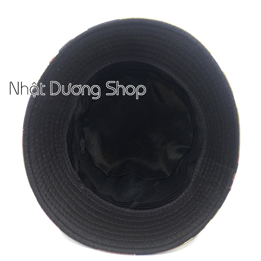 Nón bucket lính tai bèo trơn loại lính dành cho nam và nữ - Lính