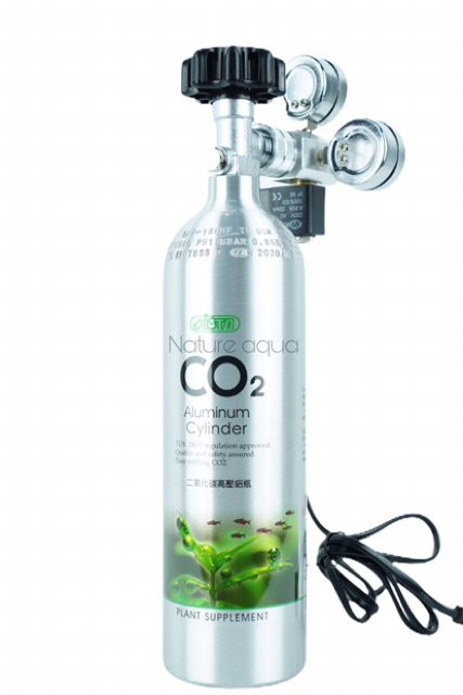 Ista Co2 Aluminum Cylinder 1L - Bình co2 nhôm Ista 1 Lít van ngang