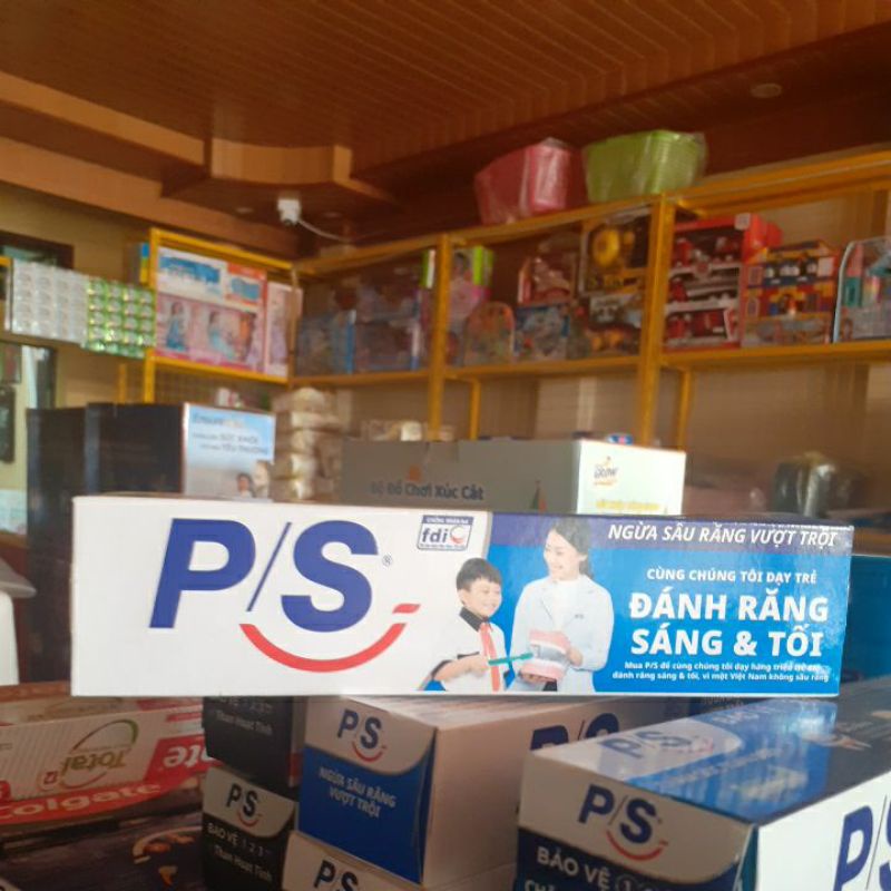 Kem đánh răng P/S ngừa sâu răng vượt trội hộp 180g PS