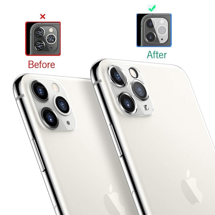 Kính Cường Lực Camera iPhone 11 12 13 14 Pro Max Mini Plus Full Bảo Vệ Toàn Diện Cụm Camera