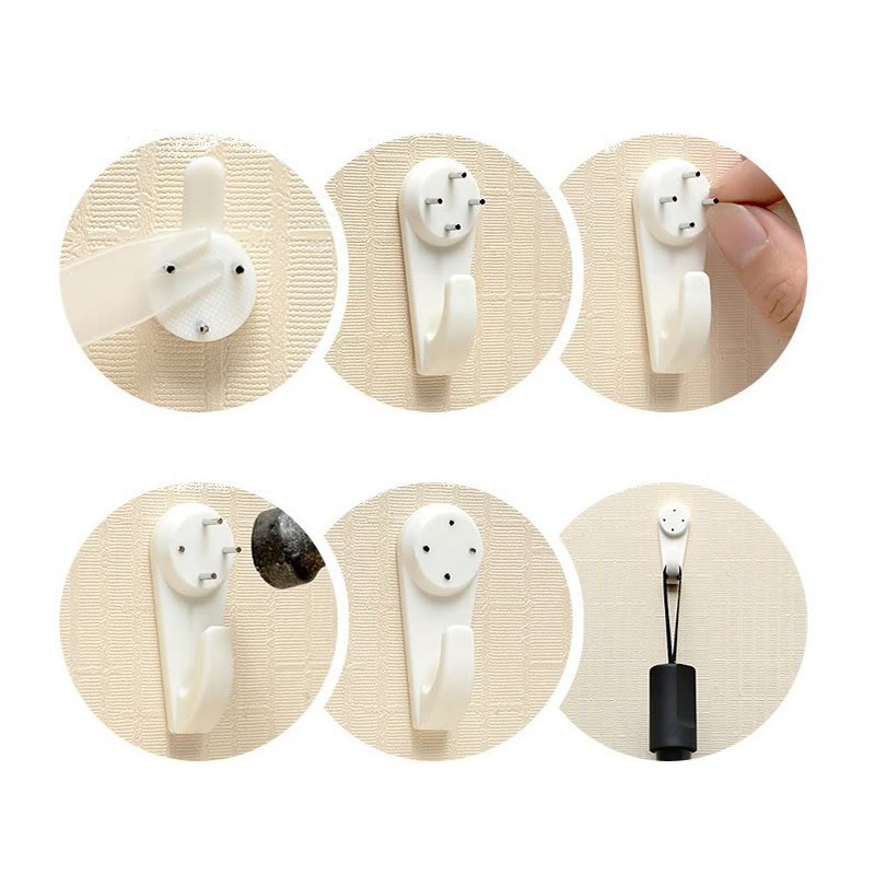 Combo 3 Đinh 3 Chân 4 chân, Đinh Đóng Tường treo ảnh vật dụng tiện ích không cần khoan