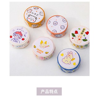 Washi tape hoạt hình cute