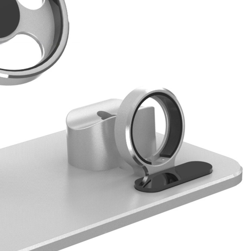 Đế Sạc Không Dây zzz 3 Trong 1 Cho Điện Thoại / Đồng Hồ 12 Nút Đa Năng Sự Bảo Vệ