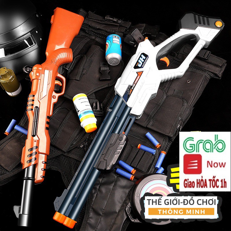 Đồ chơi NERF cao cấp Model 2021 tặng kèm 6 thanh mút