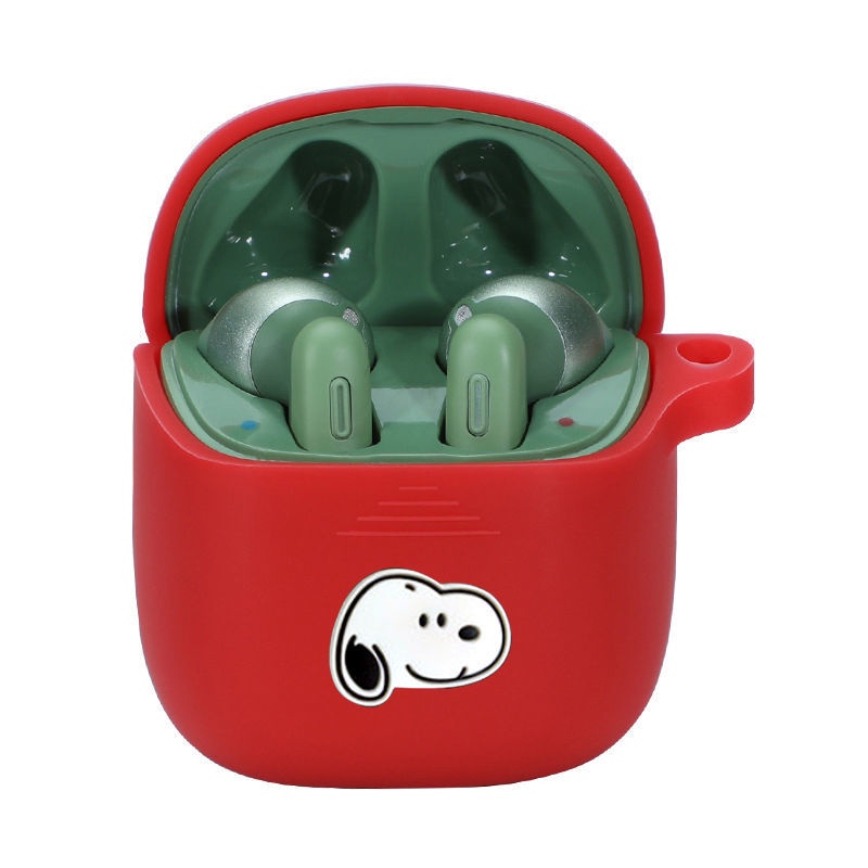 Vỏ Bảo Vệ Hộp Sạc Tai Nghe JBL TUNE 220/225 TWS Họa Tiết Hoạt Hình Có Móc Treo
