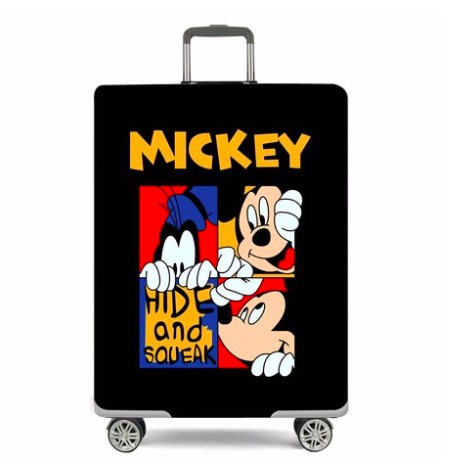 Túi bọc bảo vệ vali-Áo trùm vải thun siêu dai, co giãn 6 chiều- Mickey