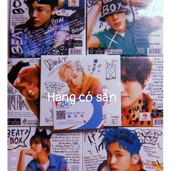 NCT DREAM - Album Repackage Beatbox + Quà 1 ảnh khổ A5 hình bias