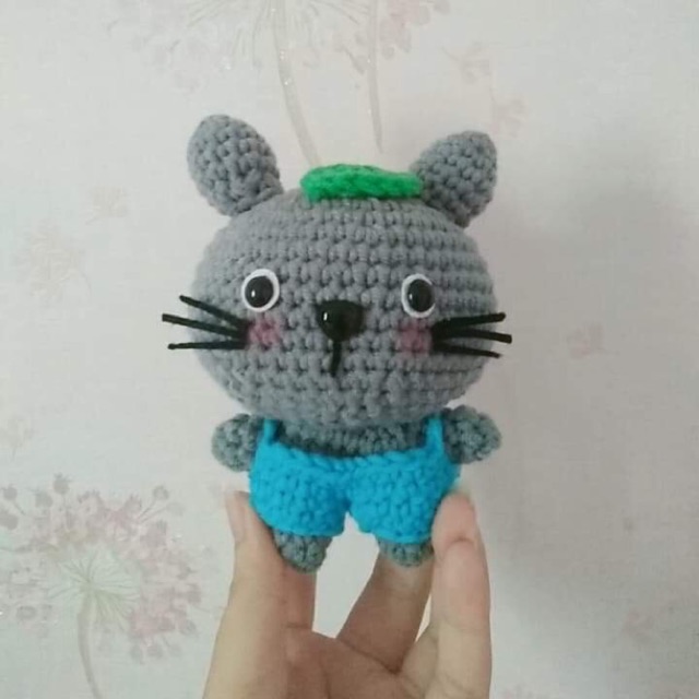 Móc khoá Totoro bằng len