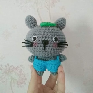 Móc khoá Totoro bằng len