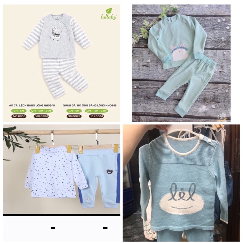 Bộ thu đông lil và moma sz 9-18m