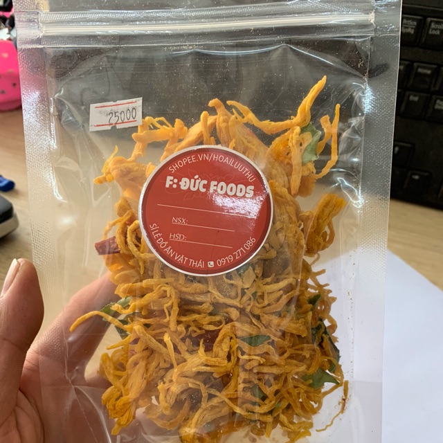 Khô gà lá chanh Sài Gòn 16k/ gói 100g