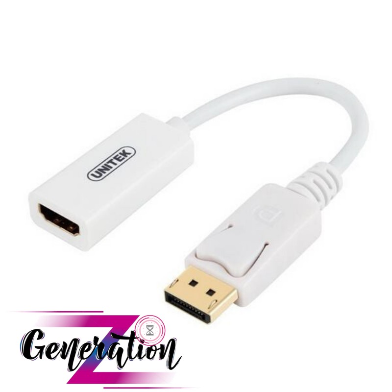 [Mã ELFLASH5 giảm 20K đơn 50K] Cáp Chuyển Displayport To HDMI Unitek Y-6332