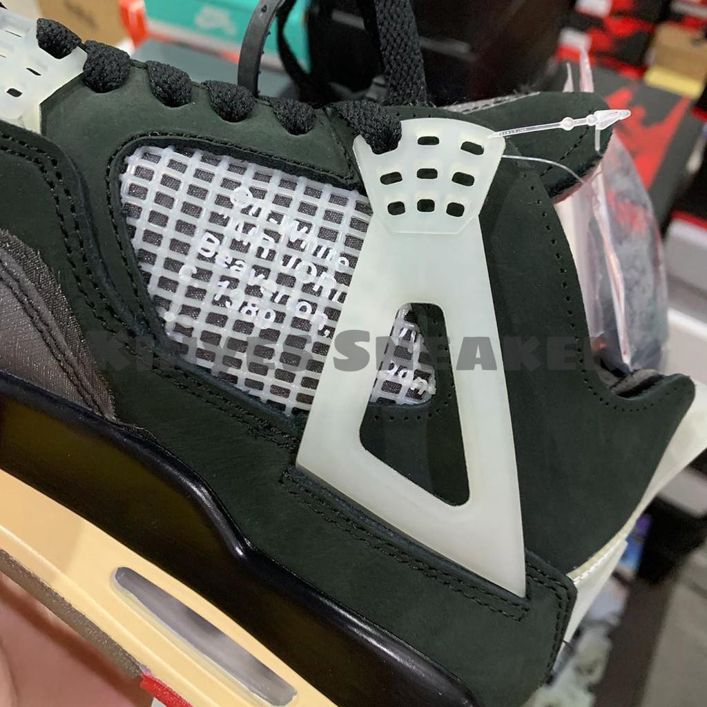 Giày Air Jordan 4 x Off-White "Bred" (Best Quality) ' [ XẢ HÀNG ] * # " ྇ '