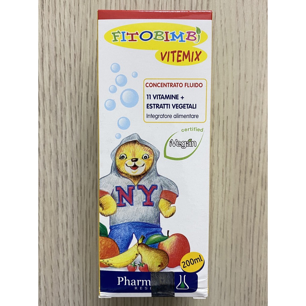 Fitobimbi Vitemix Junior (Vitemix Bimbi) - Bổ Sung Vitamin Và Khoáng Chất Cho Trẻ (Chai 200ml)