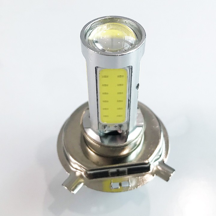 Đèn Pha Led 4 Mặt Bi Cầu Lắp Mọi Loại Xe, Ánh Sáng Trắng, Đèn Led Xe Máy