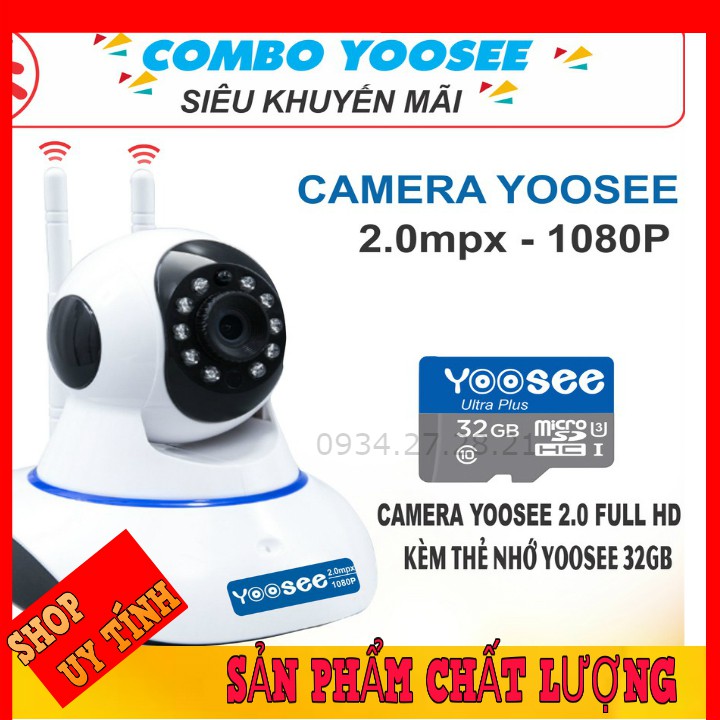 camera giám sát yoosee 2.0 chất lượng 1080p-bảo hành 12 tháng