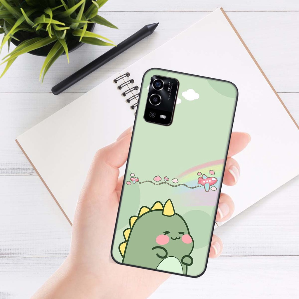 Ốp lưng Oppo A55 in hình khủng long , gấu nâu xinh xắn, siêu cute  mà còn vô cùng RẺ -ĐẸP