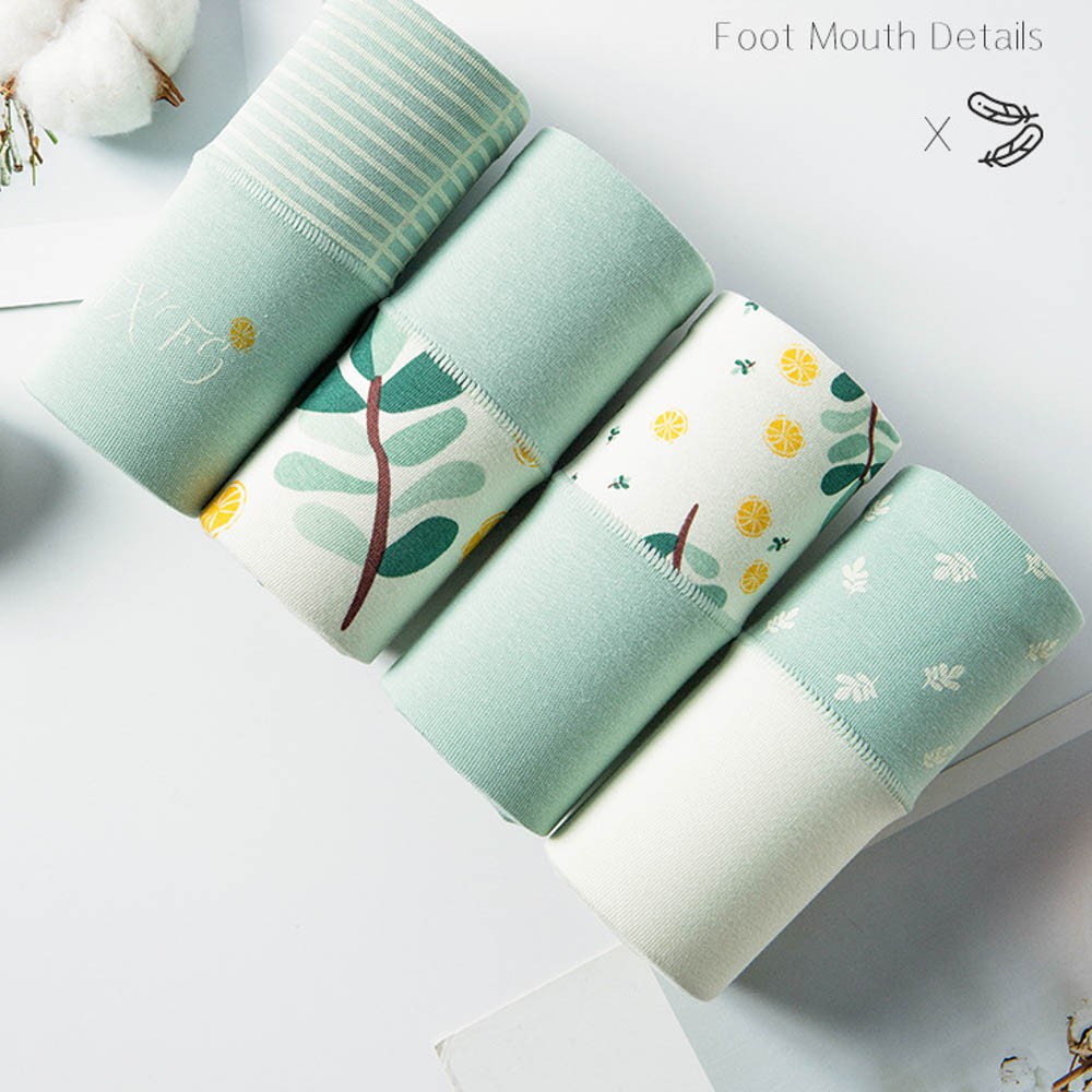 Quần Lót Nữ Cạp Cao  Quần Cotton Gen Bụng Kháng Khuẩn Hình Cam Mini Siêu Dễ Thương S77