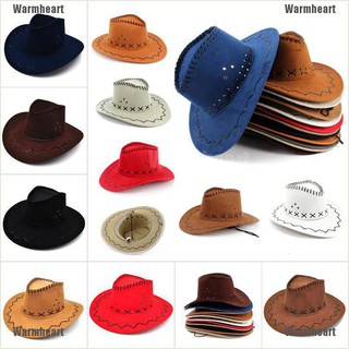 Warmheart Display Unisex Cowboy Knight Bucket Brim Hat Western Visor with Cord Felt Color