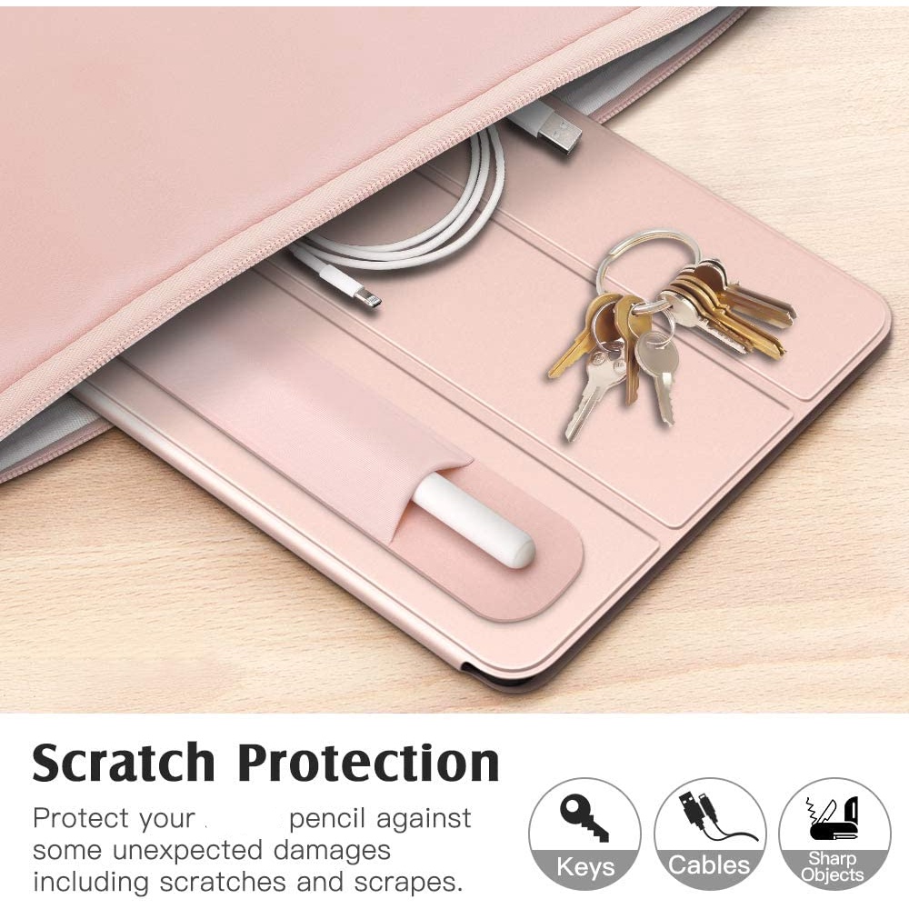 Bao Da PU Đựng Bút Chì Cho Apple Pencil 1st / 2nd Gen iPad 9th / 8th Gen iPad Air 5 / 4 iPad Pro 11 &amp; 12.9, iPad Mini 6