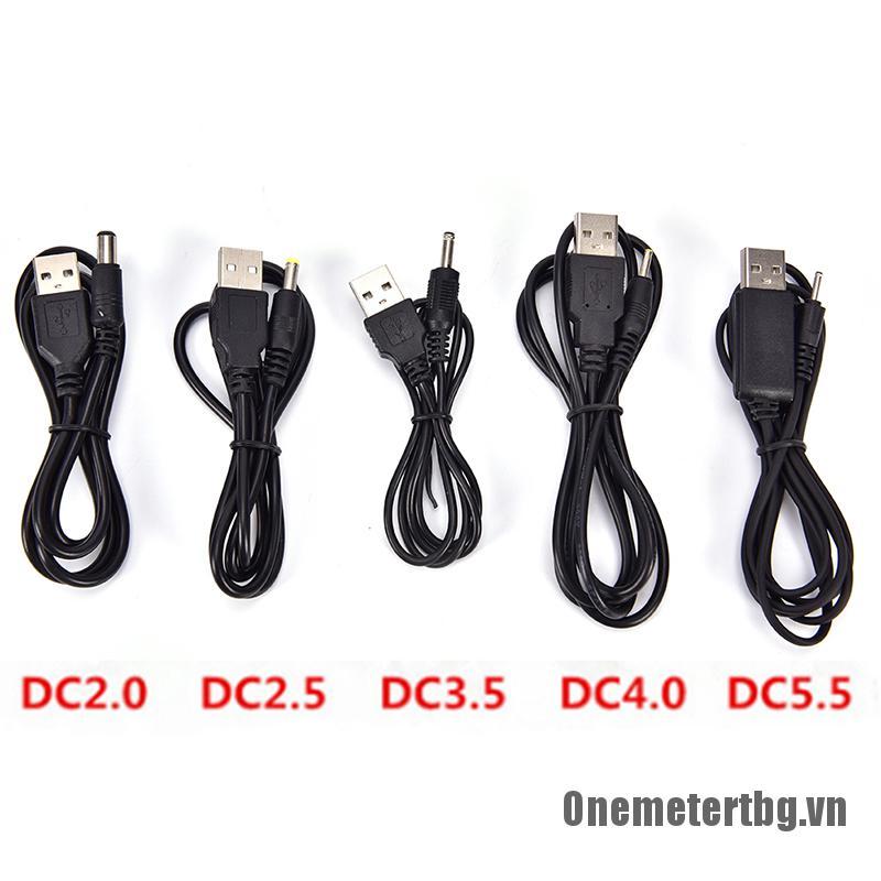 Dây Cáp Sạc Đầu Usb-A Sang 2.0-5.5mm Dc 5v