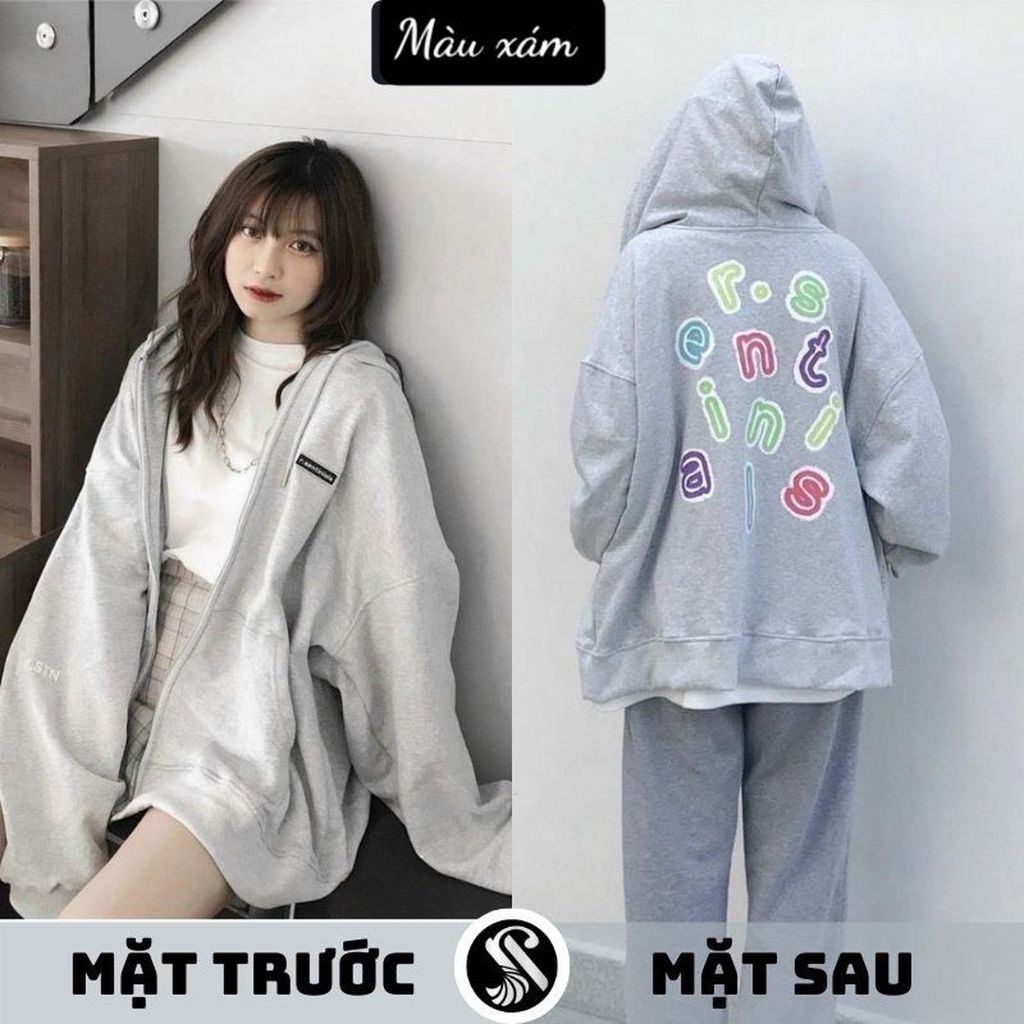 Áo Khoác Nỉ Khoá Kéo R.STN KNN44