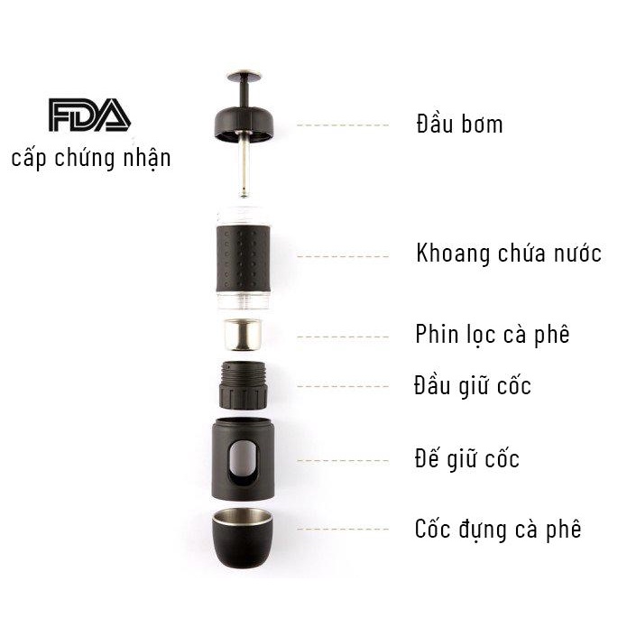 Máy pha cà phê Staresso Mini ( Máy pha cà phê nhỏ nhất thế giới)