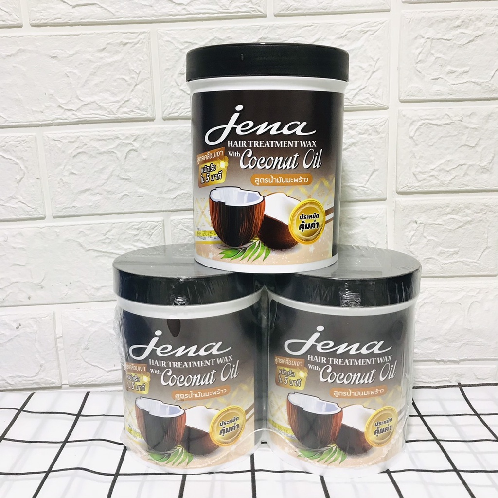 Kem ủ tóc dừa Già Jena Coconut Hair Treatment Wax 1000ml nội địa Thái Lan