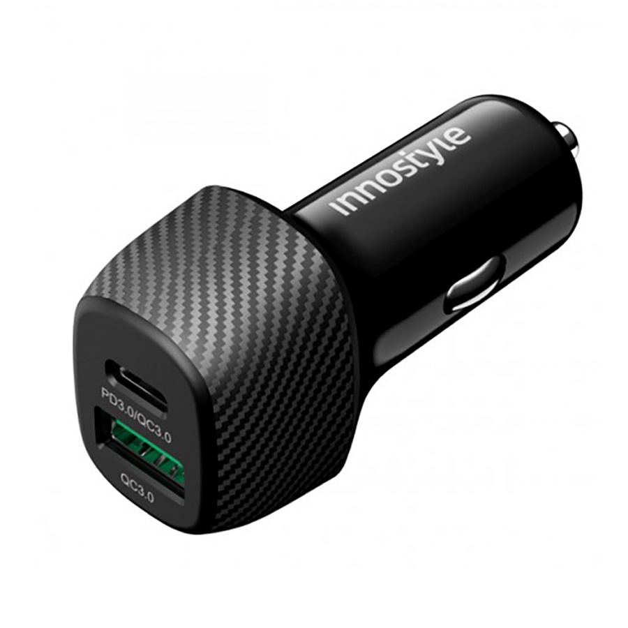 Sạc nhanh xe hơi INNOSTYLE Poweron speed 2 cổng PD/QC3.0 38W - Hoàng Hà Mobile